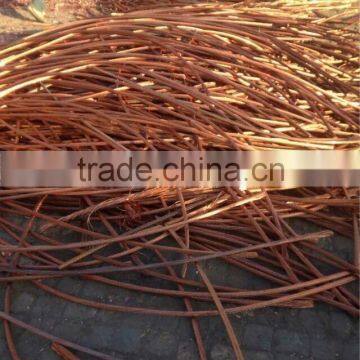 Red copper wire scrap millberry 99.99%