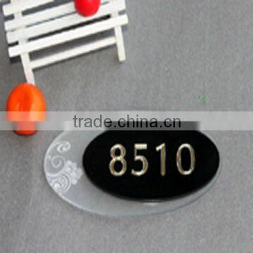 modern design most professional factory acrylic number signage