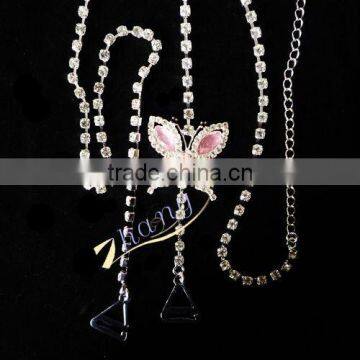 rhinestone butterfly shape jewelry bra strap