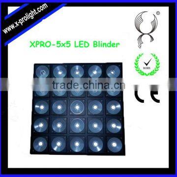 Factory lowest price 5x5 led blinder light 25x30W RGB tri-color led stage backdrop light