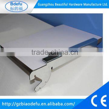 Chrome Floating Glass Shelf Support Bracket / Hanging Shelf Hook / Wooden Board Support