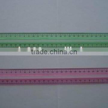 hot sell 12' 30cm plastic straight ruler with handle