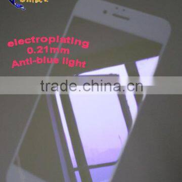 anti blue light tempered glass screen protector, colored tempered glass for iphone6 tempered glass screen protector
