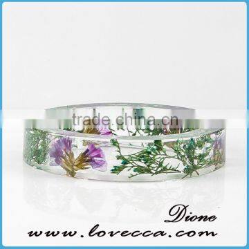 Flower Jewelry- Real Flower Bangle- - Jewelry made with Flowers