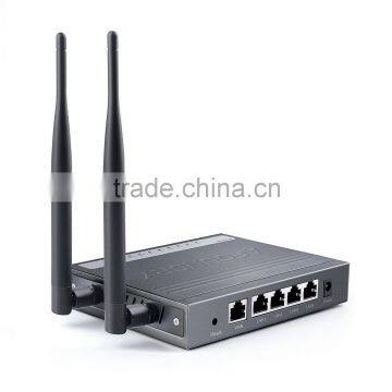 Afoundry Wireless Router High Power WIFI Router Metal Computer Router 2x5dBi Antenna 2.4GHz 300Mbps Home Network Router