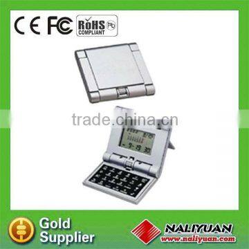8 Digital foldable calendar calculator with timer