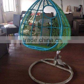 2016 popular style rattan hanging egg chair