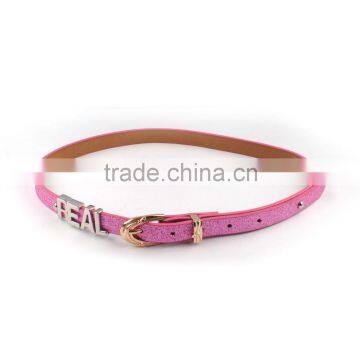 new fashion fancy kids PU leather belt