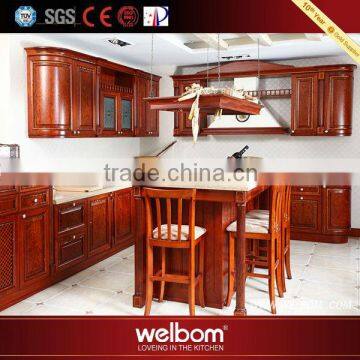 2016 Welbom Termite Proof Kitchen Cabinets and Mahogany Wood Kitchen Cabinets