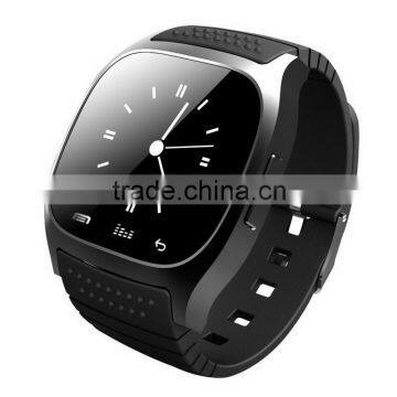 M26 LED Bluetooth Smart Watch with Dial/Call Answer/SMS Reminding/Music Player /Anti - lost/Passometer/Thermometer Function