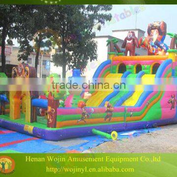 Outddor inflatable trampoline/children jumping trampoline for sale