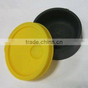 customized molded soft rubber cap making