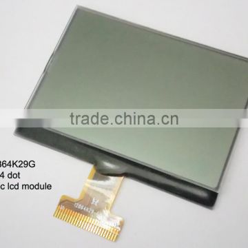 128x64 STN yellow green monochrome lcd module