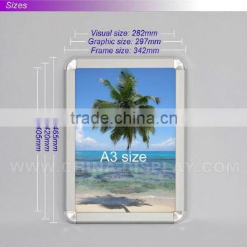 Hot Sale Easy Control Aluminum Photo Frame Picture Snap Photo Frame