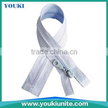 3# Woven Tape Plastic Zipper Open-end With Auto Lock Fancy Slider YKP-2001