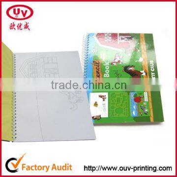 Customized Paper Cover Drawing Paper Spiral Drawing Book