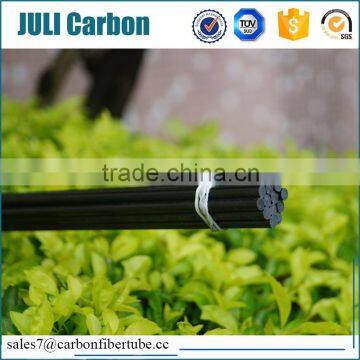 Juli professional factory solid carbon fiber rod, pultruded carbon fiber rods