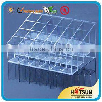 clear acylic cosmetic display rack