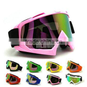 PINK Universal Adult Flexible Motocross Goggles photo-5