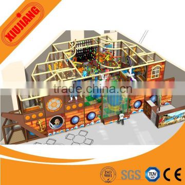 2015 Best Sale Pirate Ship Indoor Commercial Wooden Play House