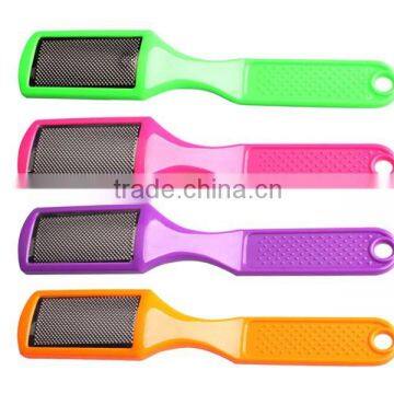 New arrival hot sell plastic handle metal file/pedicure foot file