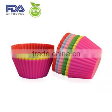 mini silicone muffin cup / silicone baking cup set/ silicone cupcake and baking cup