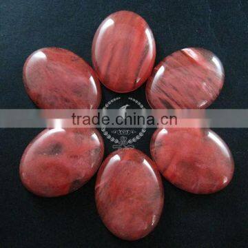 30x40mm big oval red artificial cloudy pattern glass cabochon DIY jewelry supplies findings 4120091