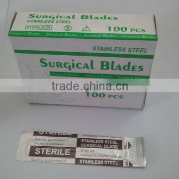 disposable sterile carbon steel surgical blade