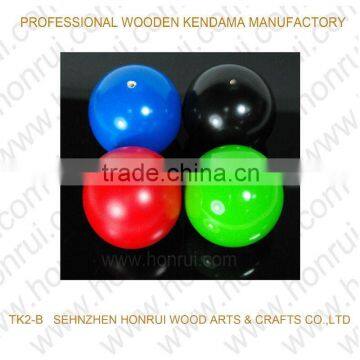 Colorful Wooden balls for Christmas decoration
