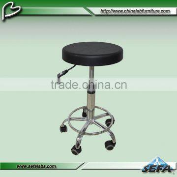 2016 Hot Selling Height Adjustable Lab PU Cushion Round Chairs