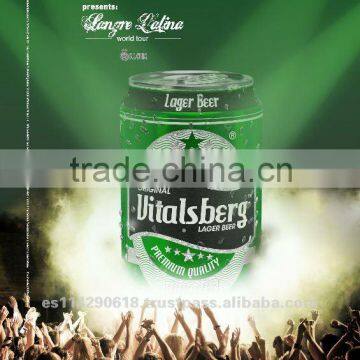 VITALSBERG Premium Lager Beer 4.8% canned 24x33cl
