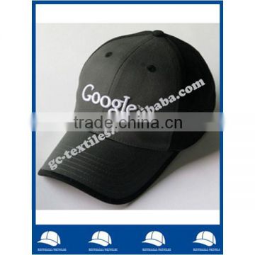 Cheap google six panel 3D embroidery cotton twill baseball cap