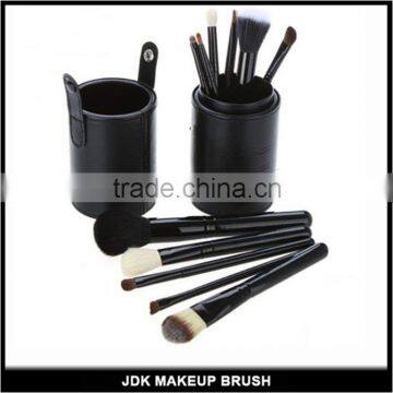 12 PCS Black Makeup Brush Set High Quality Goat Hair Cosmetic Brush Travel Brush Set