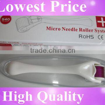 2014 newest micro mesoroller derma roller skin care fine titanium micro needle derma roller medical