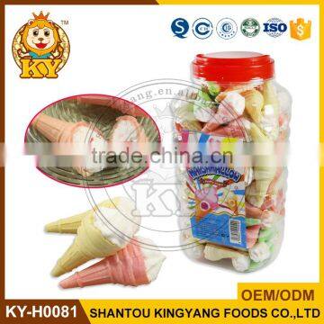 3.5g Ice Cream Marshmallow Cone Candy In Jar