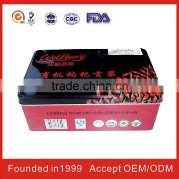 Rectangle Tin Box For Gift Packaging