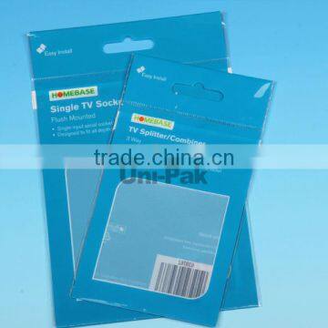 customized opp bag header with self adhesive tape