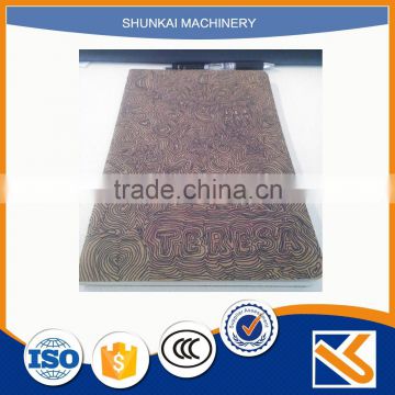 Free sample chinese character small brown hard cover paper notebook