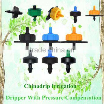 adjustable pressure compensatin Dripper Emitter