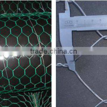 Galvanized/PVC hexagonal wire mesh fence for cattle,horse, sheep,poutry and other animal and poutry(hexagonal wire mesh-03)