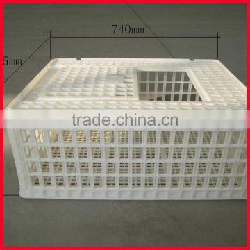 Chicken cage for Live chicken transportation /Transfer Plastic chicken transport basket /Crate