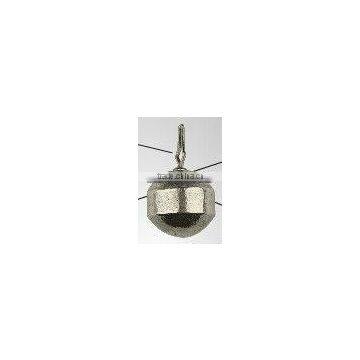 strong swivel assembled tungsten drop shot fishing weight