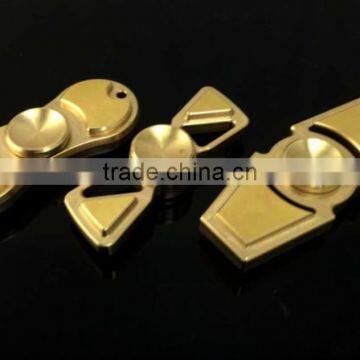 OEM cnc machining manufacturer metal brass aluminum fidget spinner,add your logo,small order