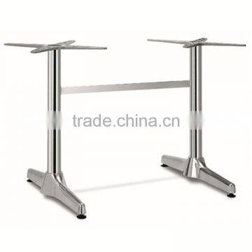 CH-J005, Aluminum Roma table leg with two head, restaurant table leg, metal table legs