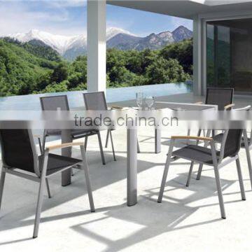 CH-H15 outdoor dining table set marble dining table set