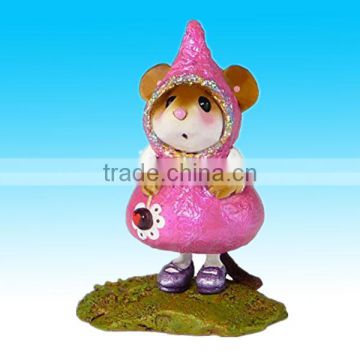 cute polyresin hand painted valentine day candy