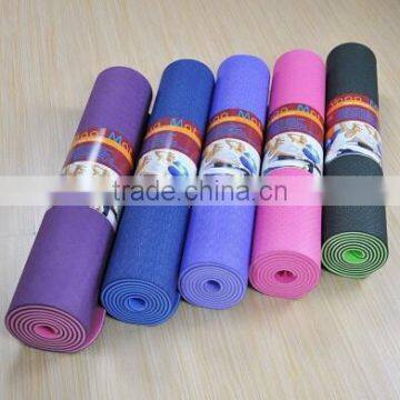 Cheap anti-slip yoga mat/eco-friendly pvc yoga mat