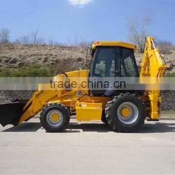 Hydraulic Joystick Operating Tractor Back Hoe Loader Model Wz30-25, 4 Wheel Drived,with CE Certification photo-4