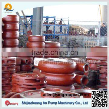 Chrome Alloy Rubber Materials Slurry Pump Spare Parts