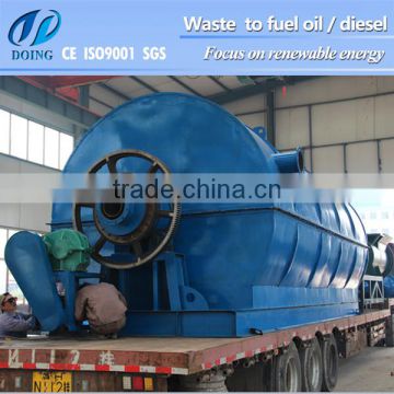 Waste Tyre/Scrap Plastic to Oil Refining Plant